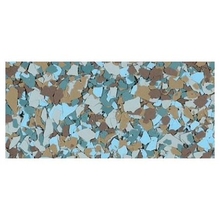 Sika Sikafloor Decoflake 1/8in Vinyl Flakes Surfside 50lb Box 189226